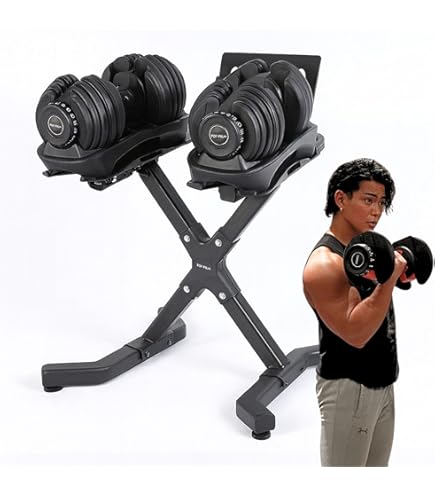 ダンベルスタンド ダンベルラック 可変式ダンベル対応 耐荷重100kg X字脚 Amazon.co.jp: ダンベルスタンド 可変式ダンベル対応 ダンベルラック